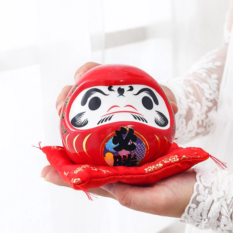 Home Decor Zen Style - 4,5-дюймовая японская керамическая фигурка Дарумы, фигурка