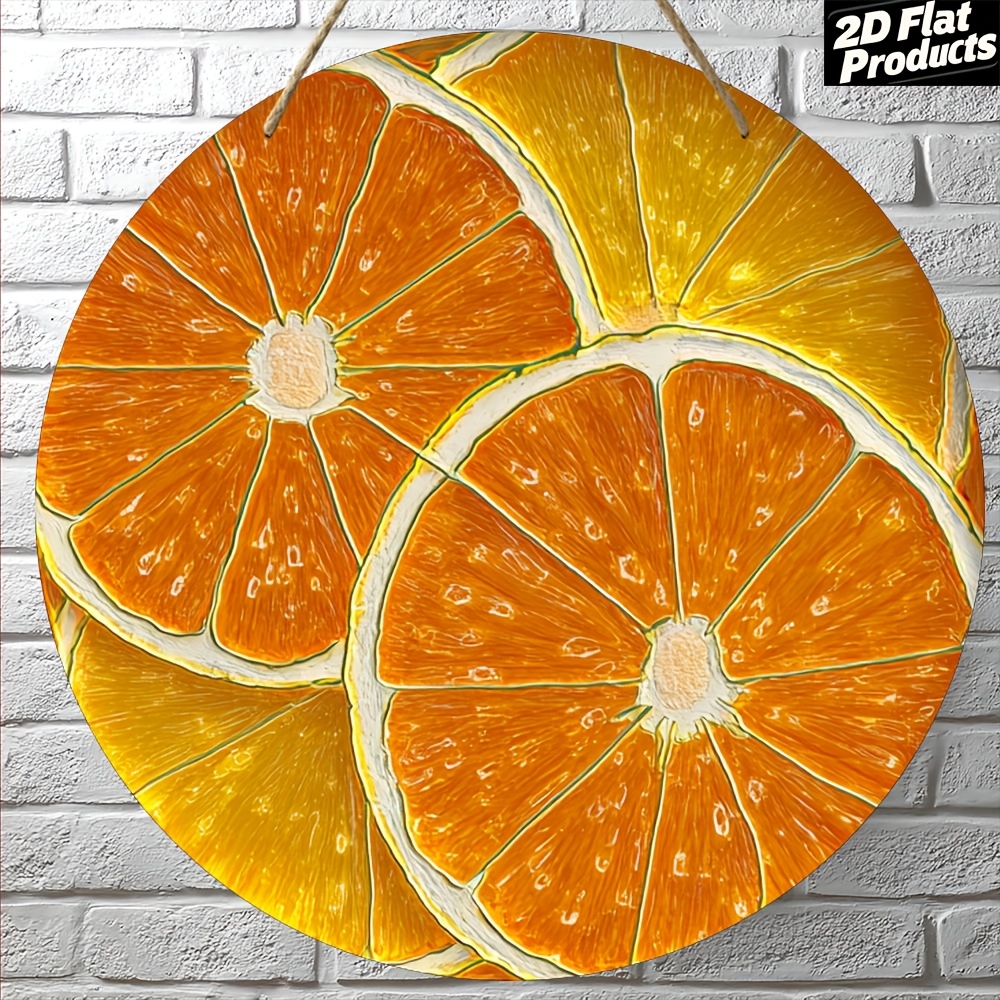 Home Decor Orange - Современное оранжевое алюминиевое настенное панно 12