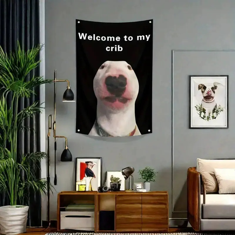 Aesthetic Tapestry - Гобелен с мемом «Welcome To My