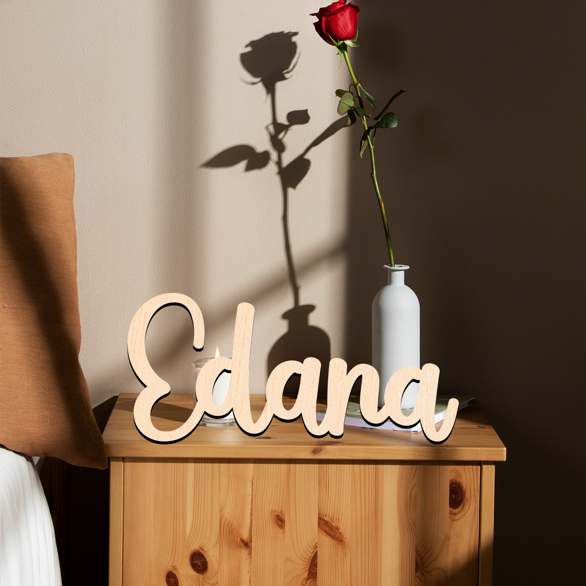 Home Decor Examples - 1 шт. например, настраиваемое имя, деревянный