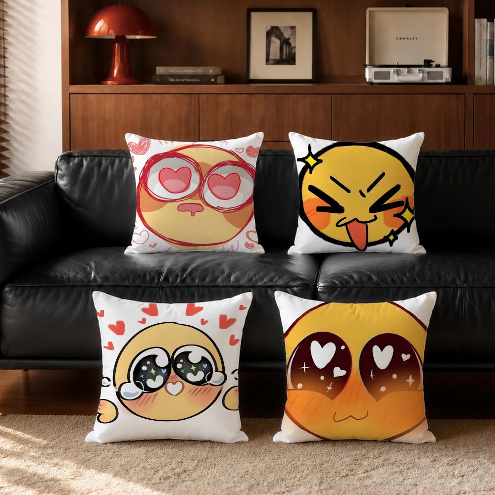 Home Decor Emoji - Милые очаровательные желтые наволочки с эмодзи,