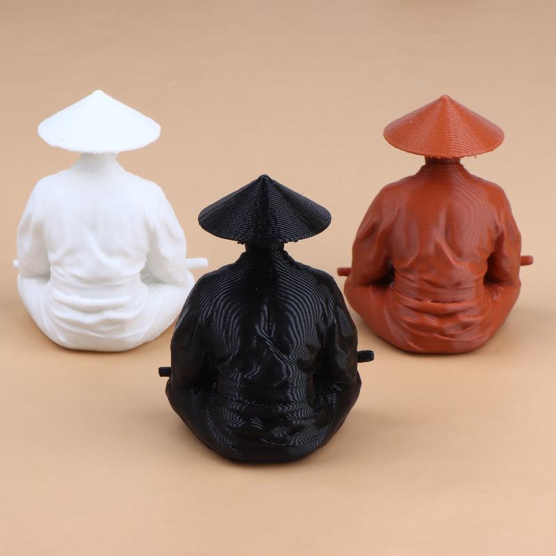 Home Decor Zen Style - Фигурка самурая, занимающегося медитацией, в восточном