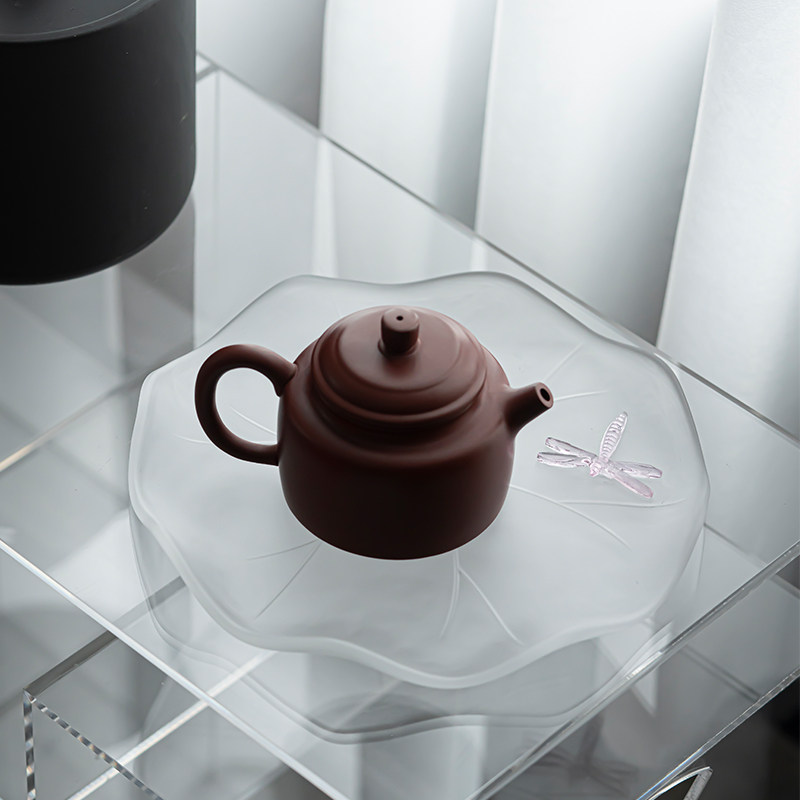 Home Decor Zen Style - Глазурованный поднос для чайника в форме