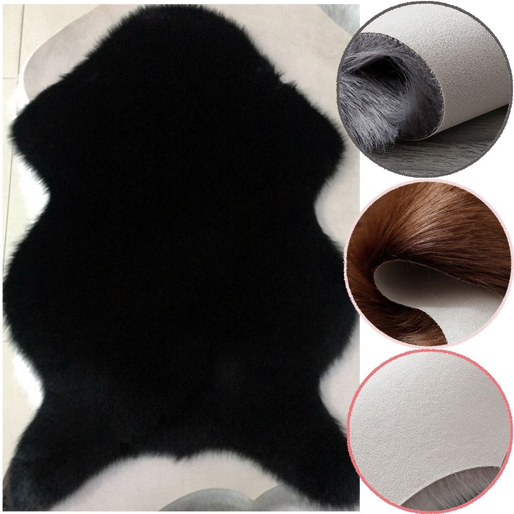 Cowhide Rug Faux - 40x60 см новый ковер плюшевый мягкий