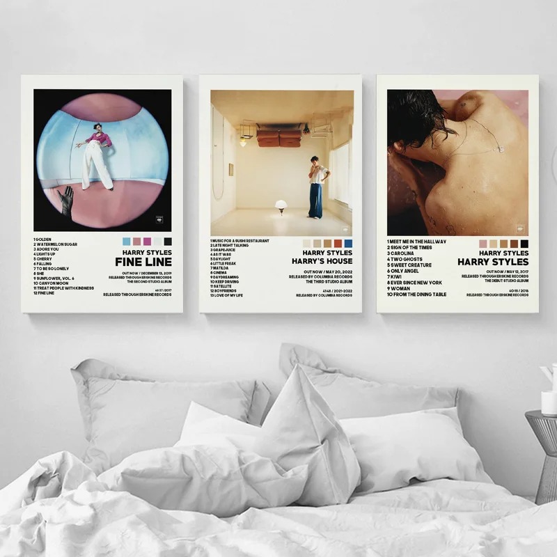 Home Decor Ikea - Новый постер H-Harry's House, Изящная линия,