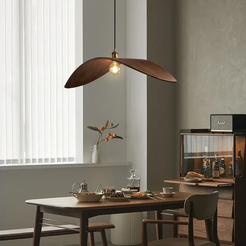 Home Decor Zen Style - Современные люстры из орехового дерева ваби-саби,