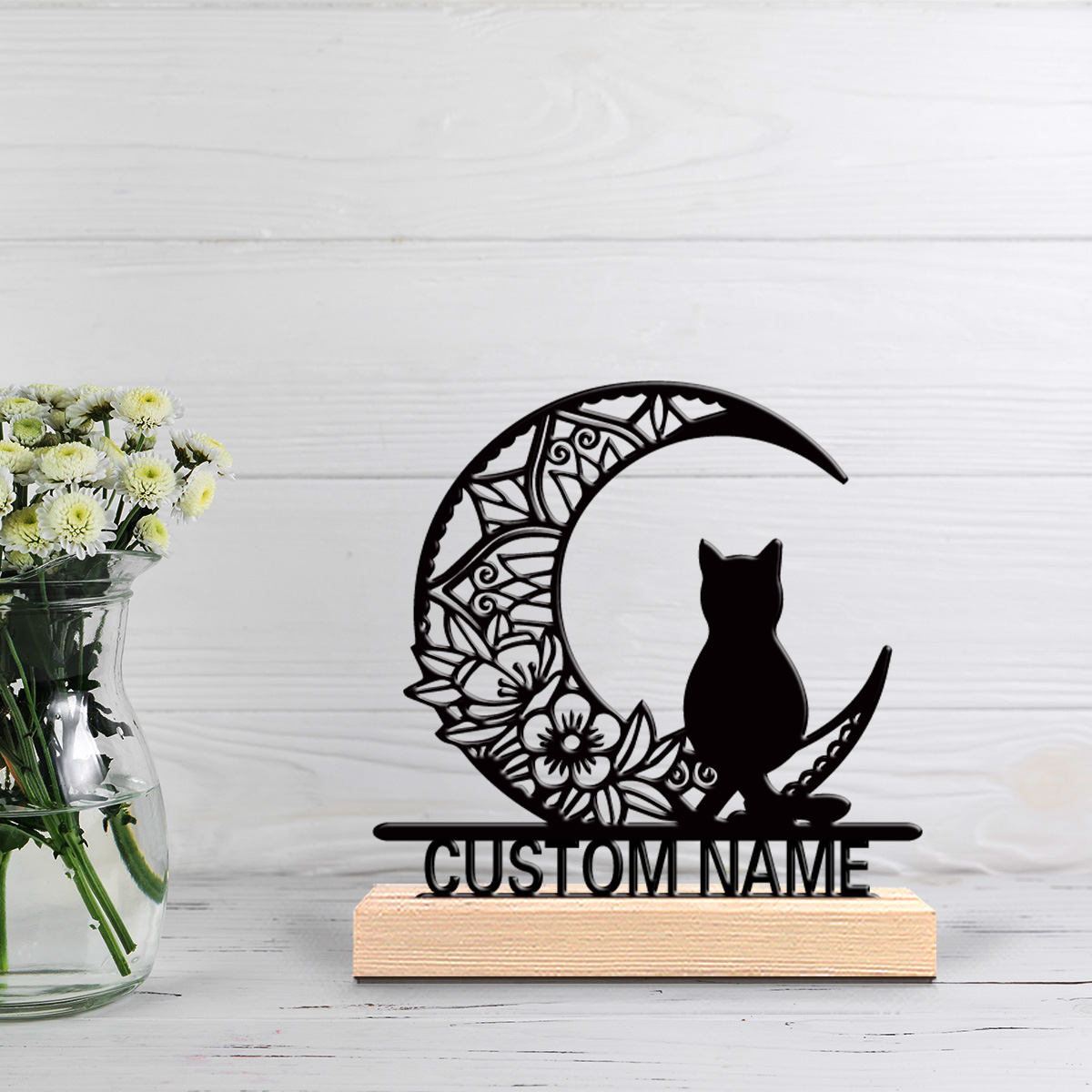 Home Decor Handicraft - 1 шт. Металлическая статуэтка «Абстрактный лунный