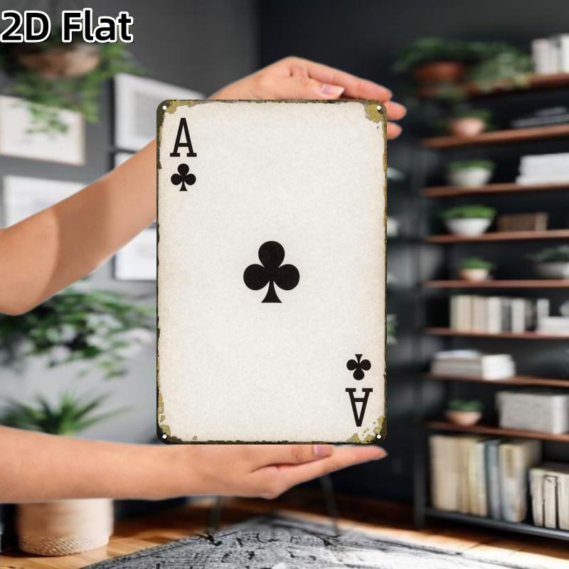 Home Decor Minimalist Style - 2D металлическая табличка «Черный козырек» 8x12