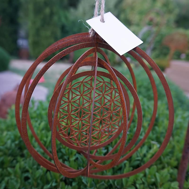 Home Decor Handicraft - Металлический спиральный ветроуказатель, 1 шт., в