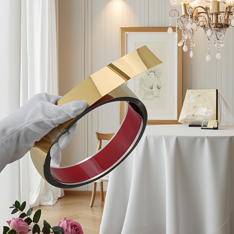 Home Decor Minimalist Style - Самоклеящаяся полоса из нержавеющей стали (15