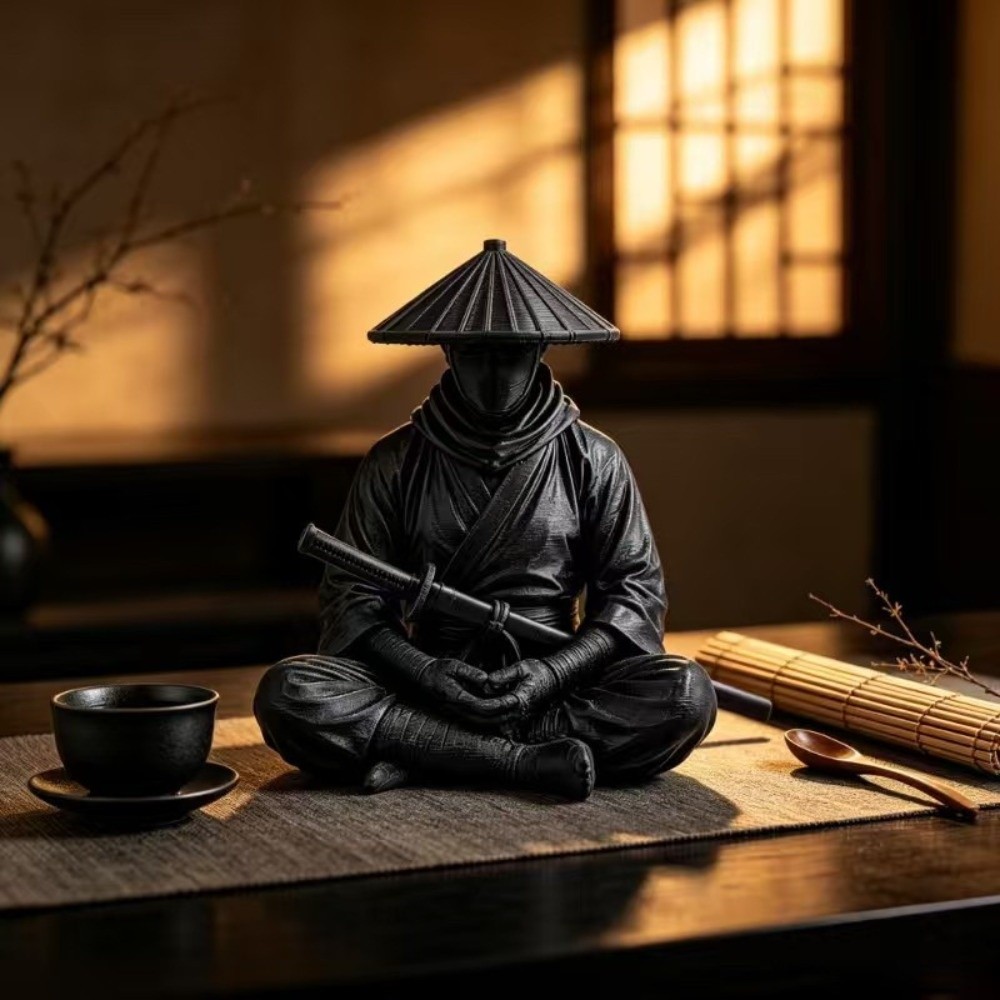 Забавные фигурки ниндзя в сидя – обзор и цена Home Decor Zen Style