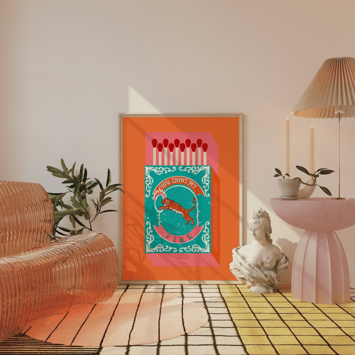 You Light My Fire Orange Match – обзор и цена Home Decor Orange