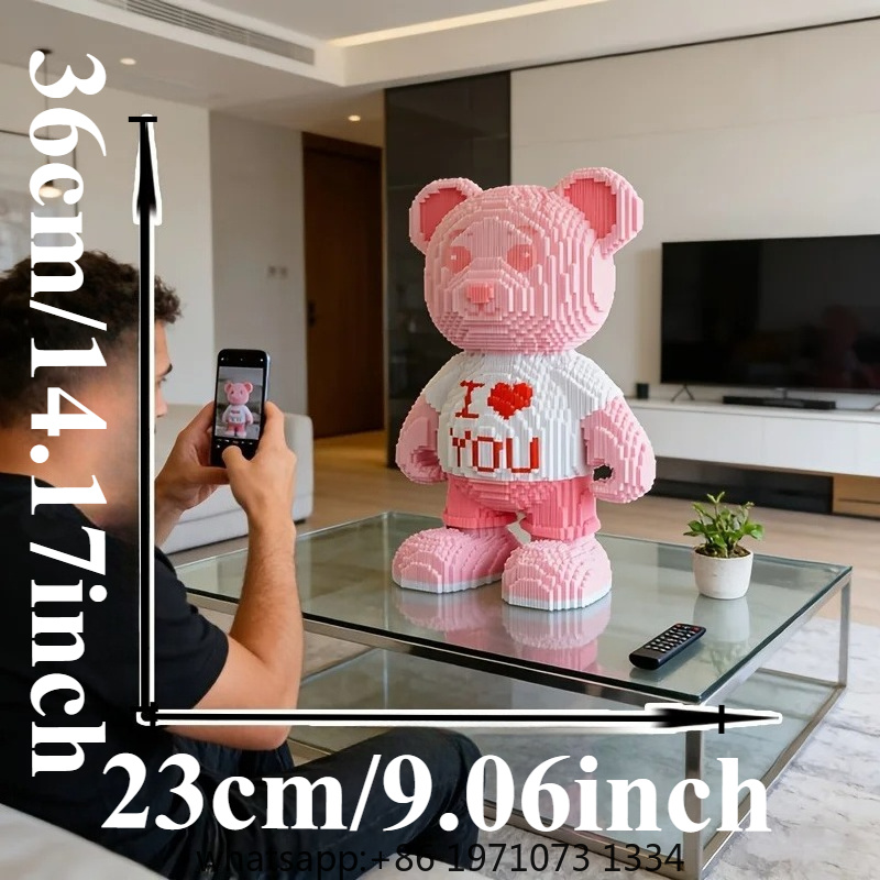 Розовый Медведь-Сердечко: 3D-П – обзор и цена Home Decor Handicraft