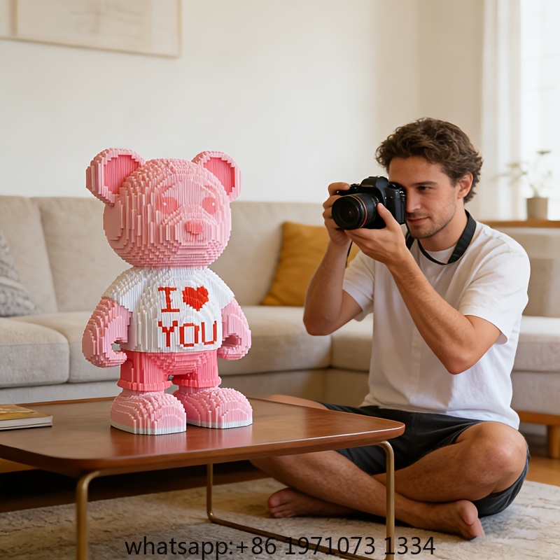 Розовый Медведь-Сердечко: 3D-П – обзор и цена Home Decor Handicraft