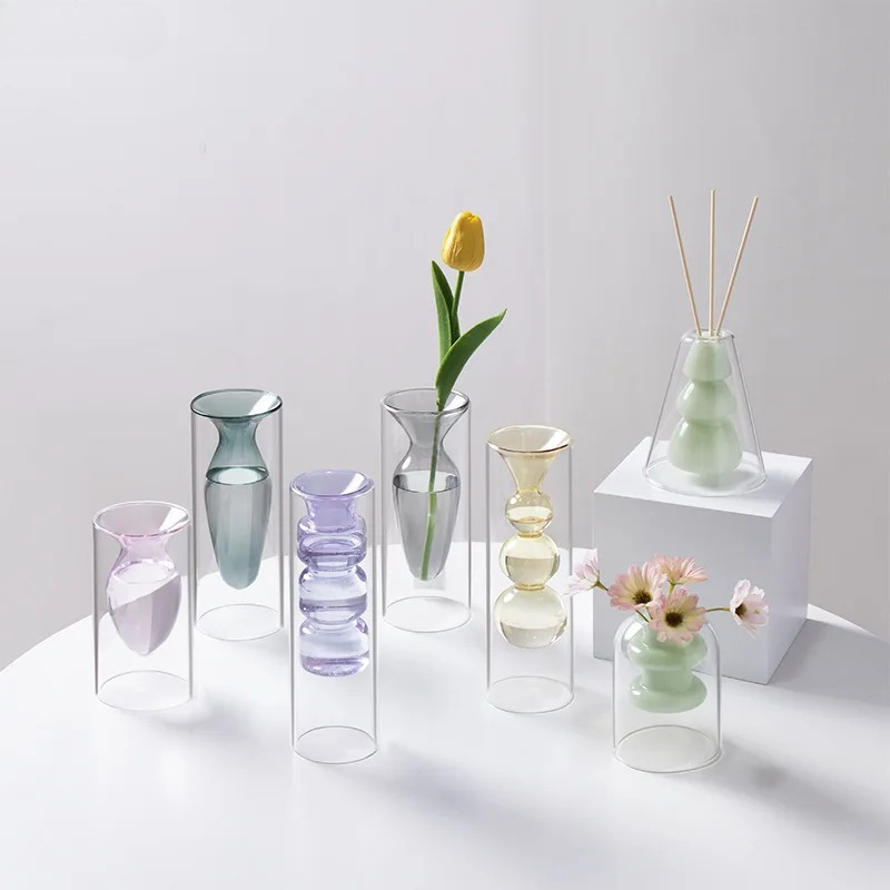 Красочная двухслойная стеклянн – обзор и цена Terrarium Glass Bottle