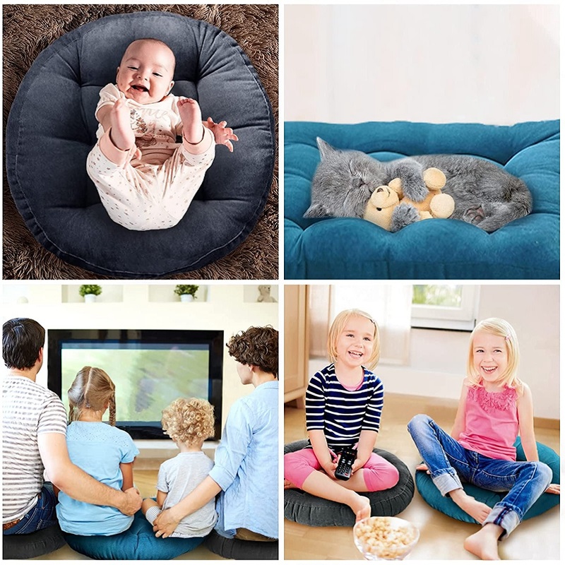 Толстая большая круглая подушк – обзор и цена Home Decor Zen Style