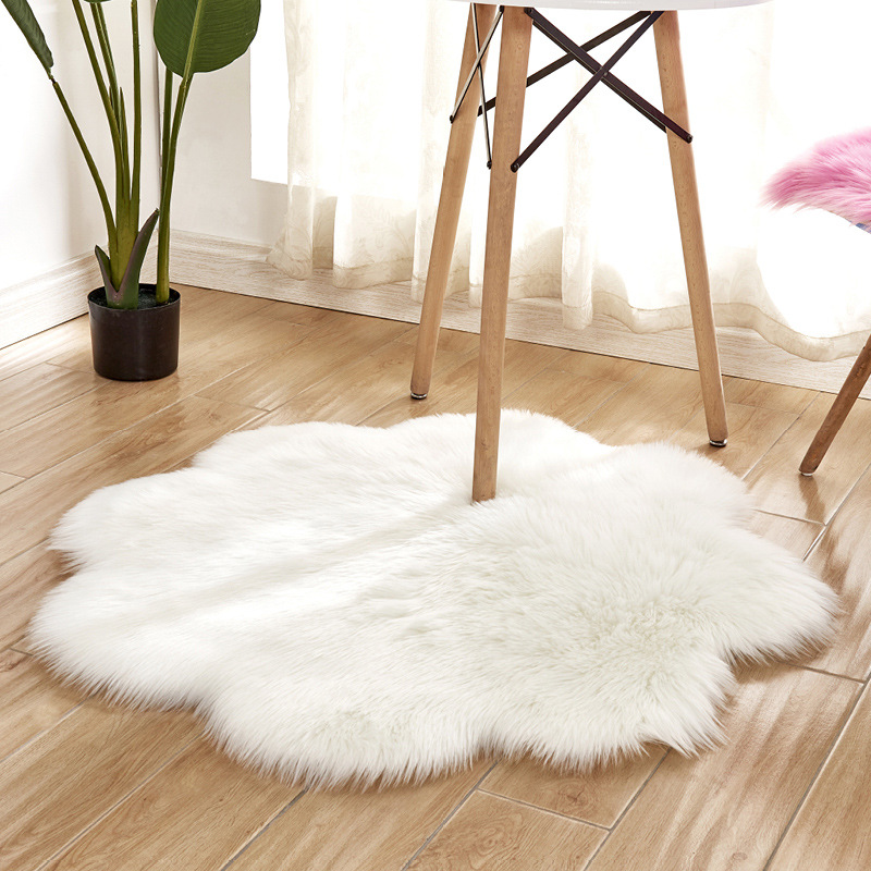 Форма цветка сливы, мягкий иск – обзор и цена Cowhide Rug Faux