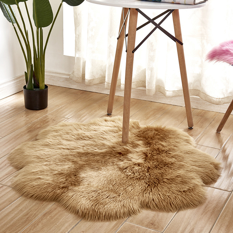 Форма цветка сливы, мягкий иск – обзор и цена Cowhide Rug Faux