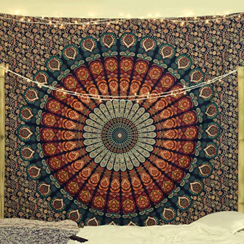Хиппи Мандала Гобелены Индия Б – обзор и цена Aesthetic Tapestry