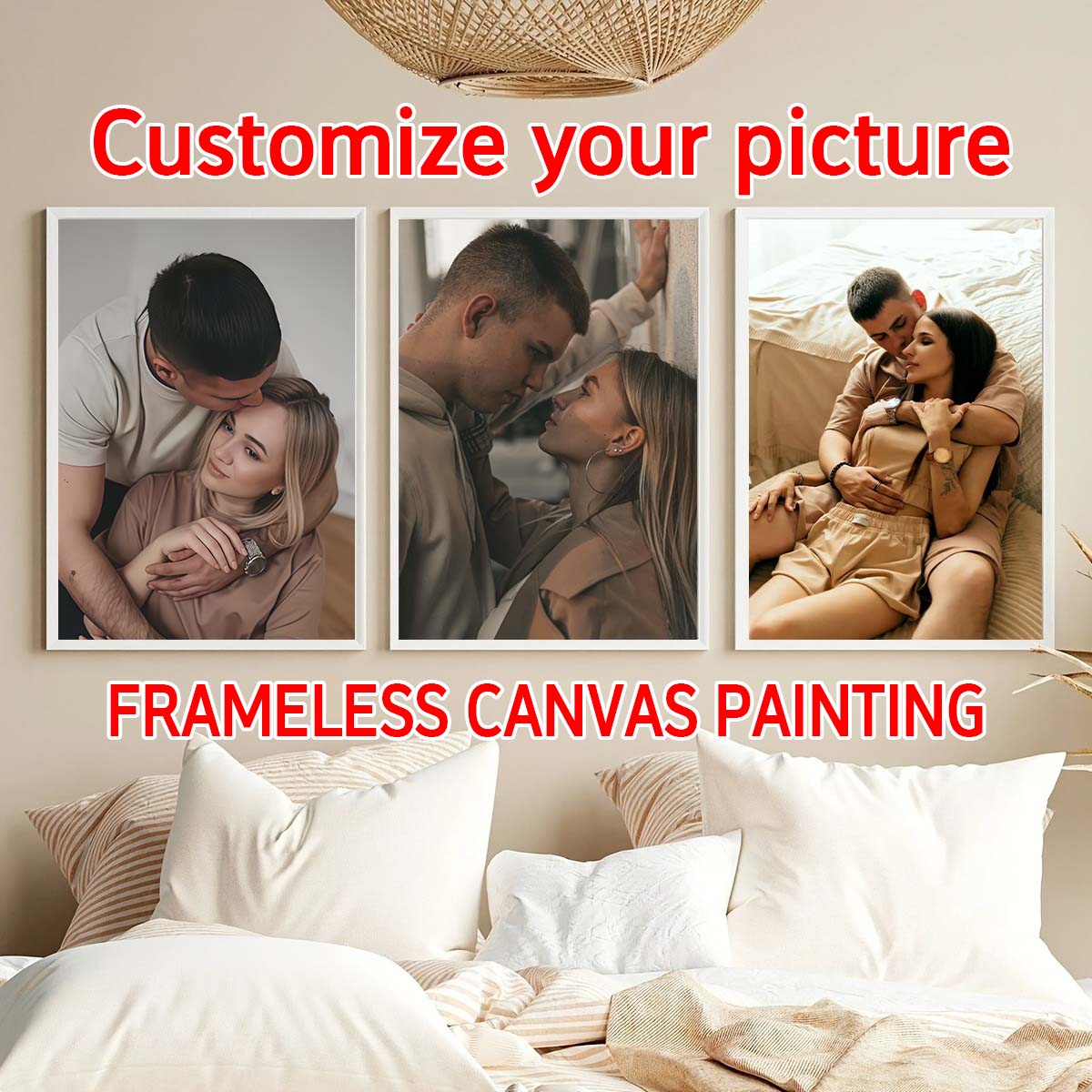 Триптих - 2D-картина с индивид – обзор и цена Canvas Painting