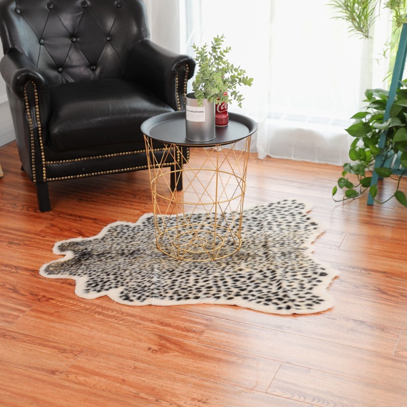 Ковер с леопардовым и коровьим – обзор и цена Cowhide Rug Faux