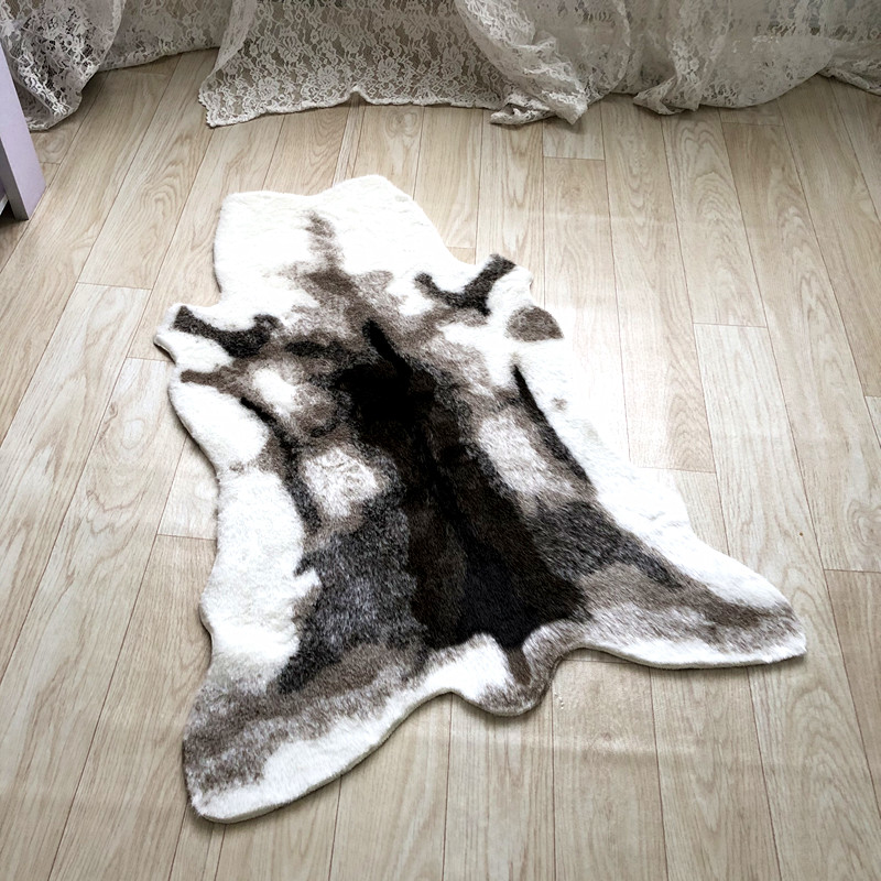 Нескользящий коврик из искусст – обзор и цена Cowhide Rug Faux