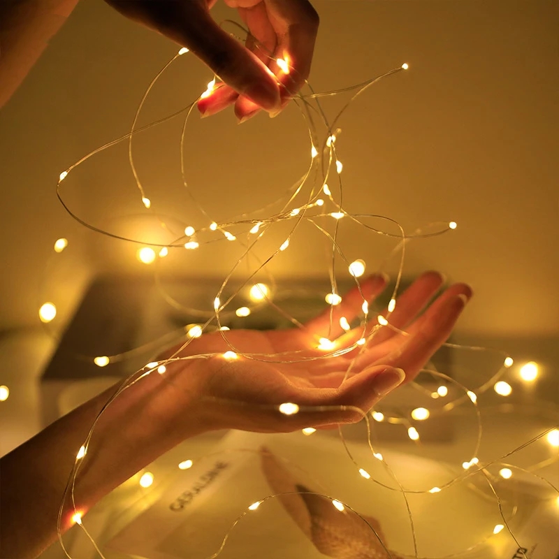 Светодиодные гирлянды, гирлянд – обзор и цена Fairy Lights Bedroom