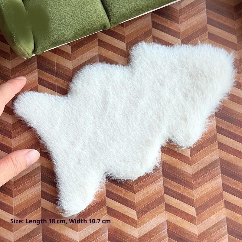 1/12 кукольный домик, плюшевый – обзор и цена Cowhide Rug Faux