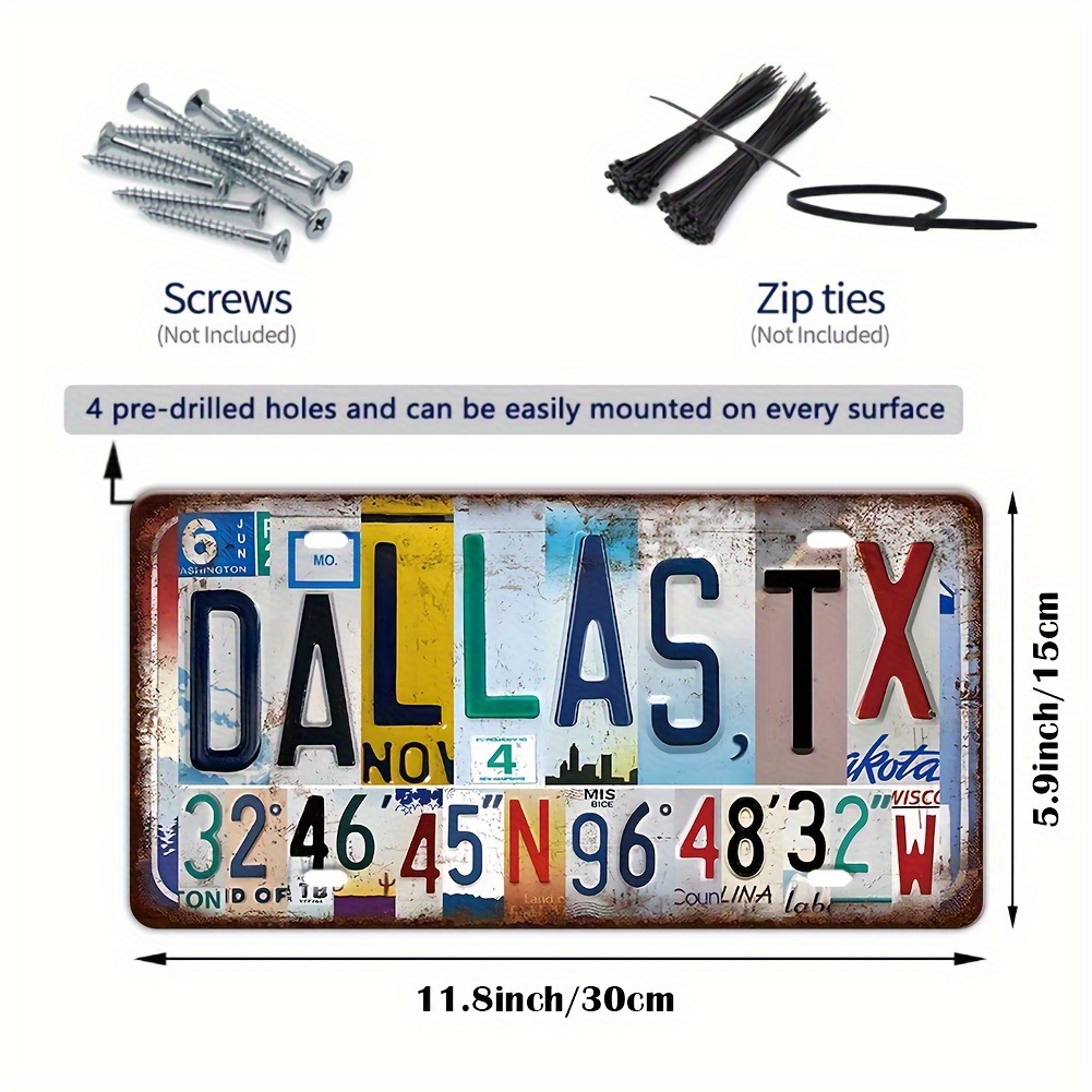 2D плоская металлическая насте – обзор и цена Home Decor Dallas