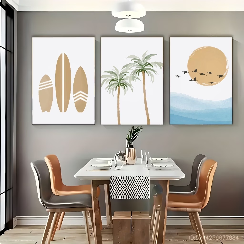 3 шт. Современные настенные ка – обзор и цена Home Decor Tree