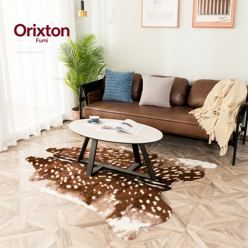 Модные ковры с принтом под оле – обзор и цена Cowhide Rug Faux