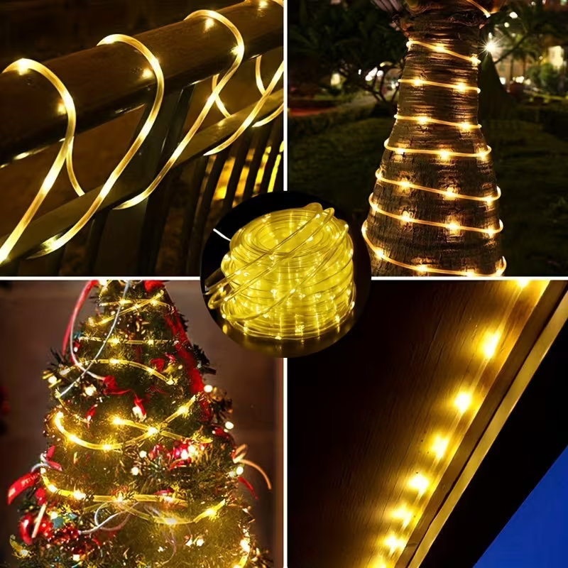 Водонепроницаемые солнечные ги – обзор и цена Rope Light Decoration