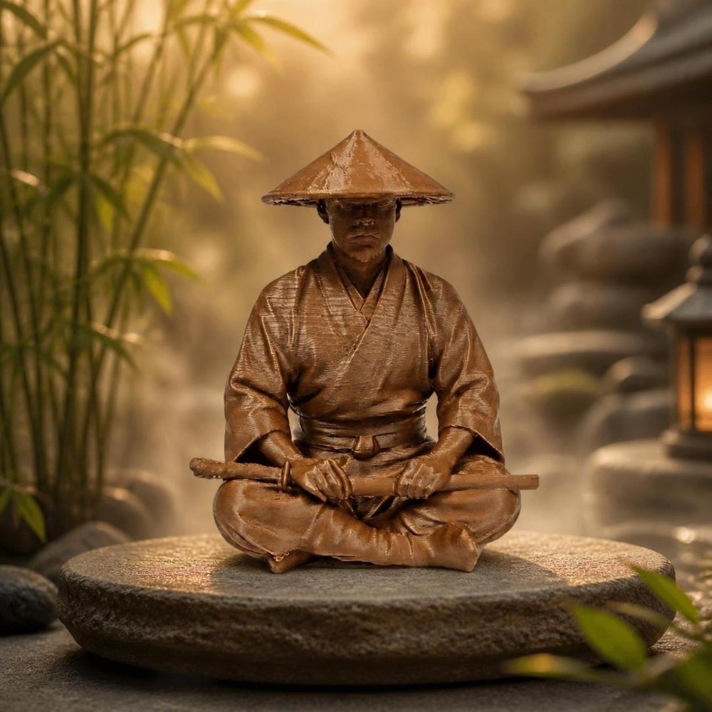 Забавная фигурка ниндзя в сидя – обзор и цена Home Decor Zen Style
