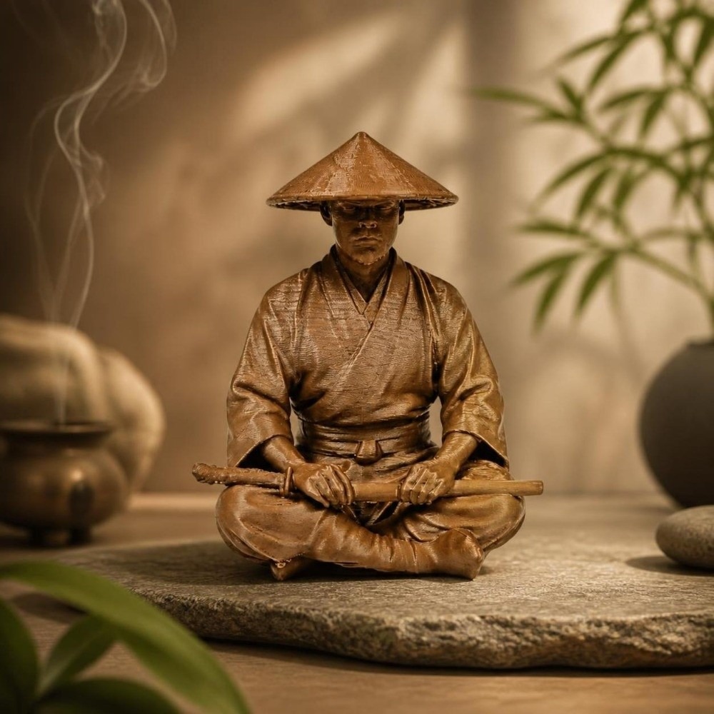 Забавная фигурка ниндзя в сидя – обзор и цена Home Decor Zen Style