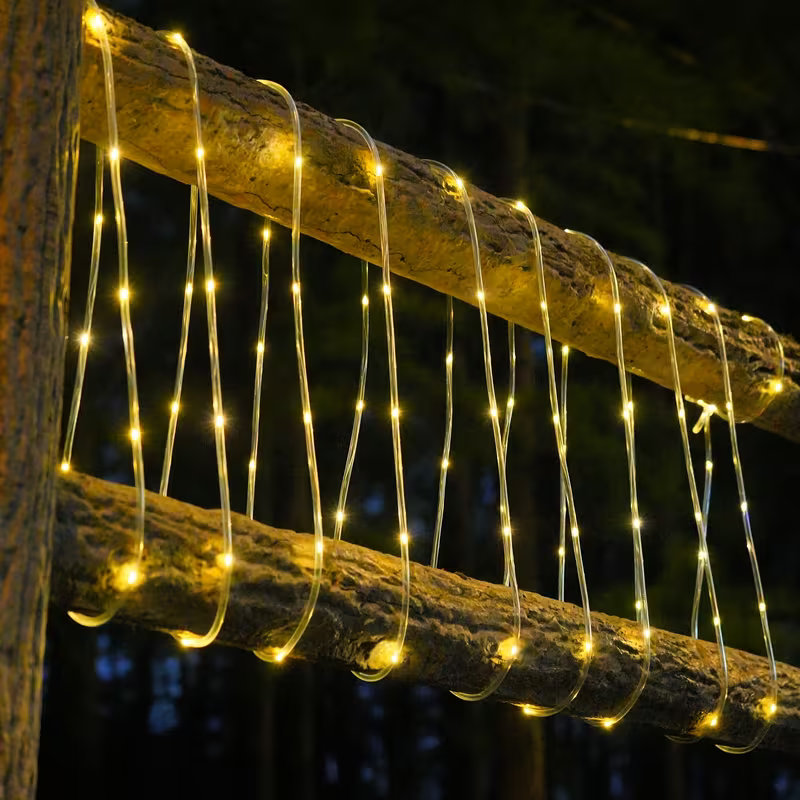 Солнечные гирлянды-трубки 50/1 – обзор и цена Rope Light Decoration