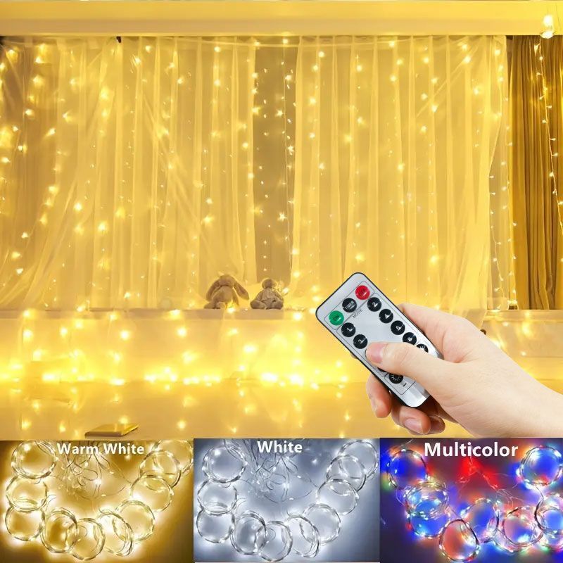 3/4/6 м занавеска светодиодные – обзор и цена Fairy Lights Bedroom