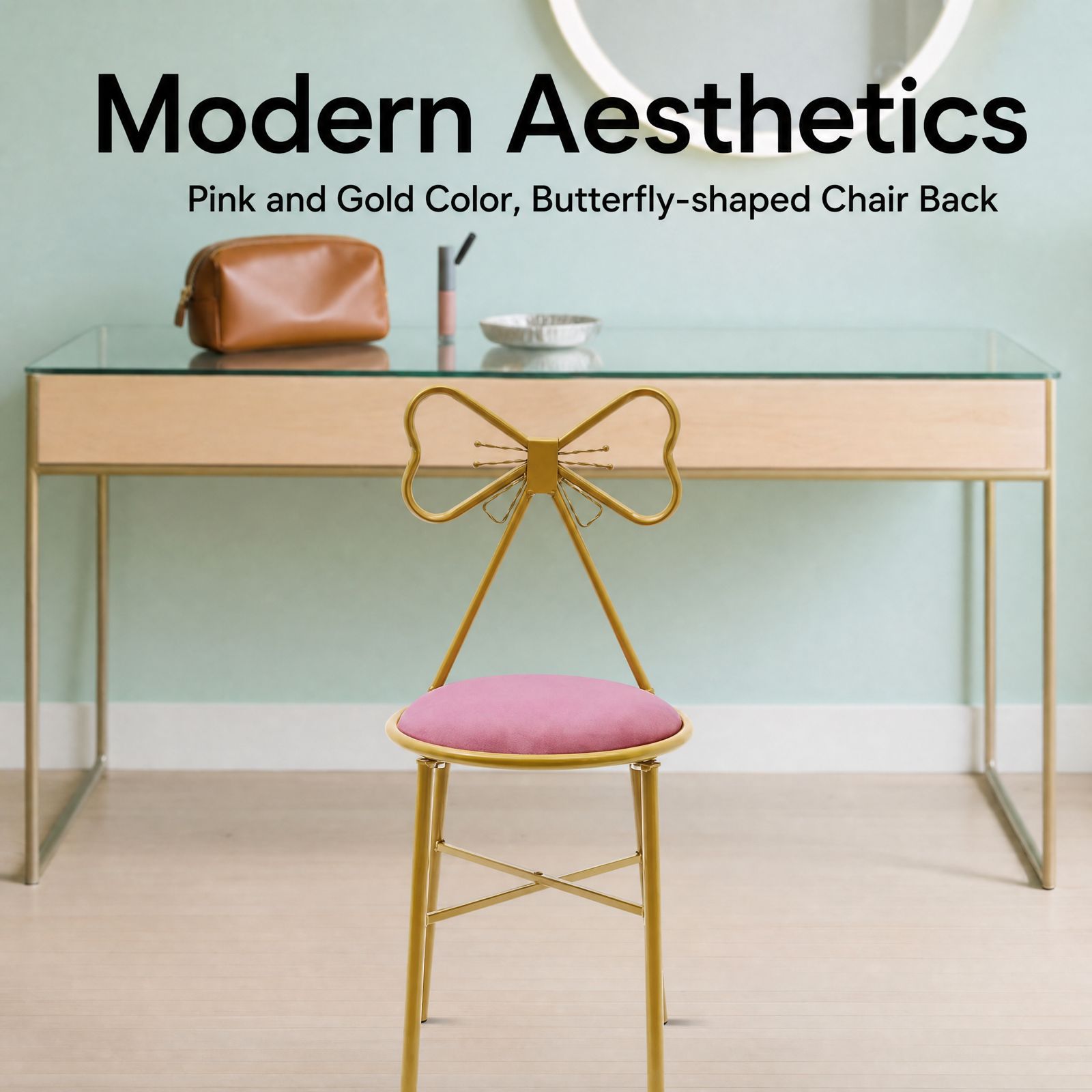 Розовый стул для макияжа с под – обзор и цена Home Decor Furniture