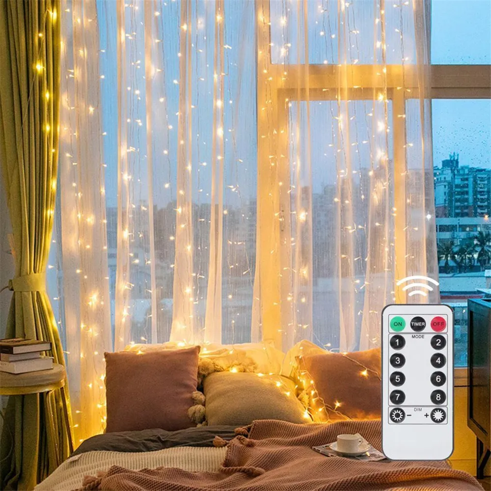 3/6 м USB светодиодный занавес – обзор и цена Fairy Lights Bedroom