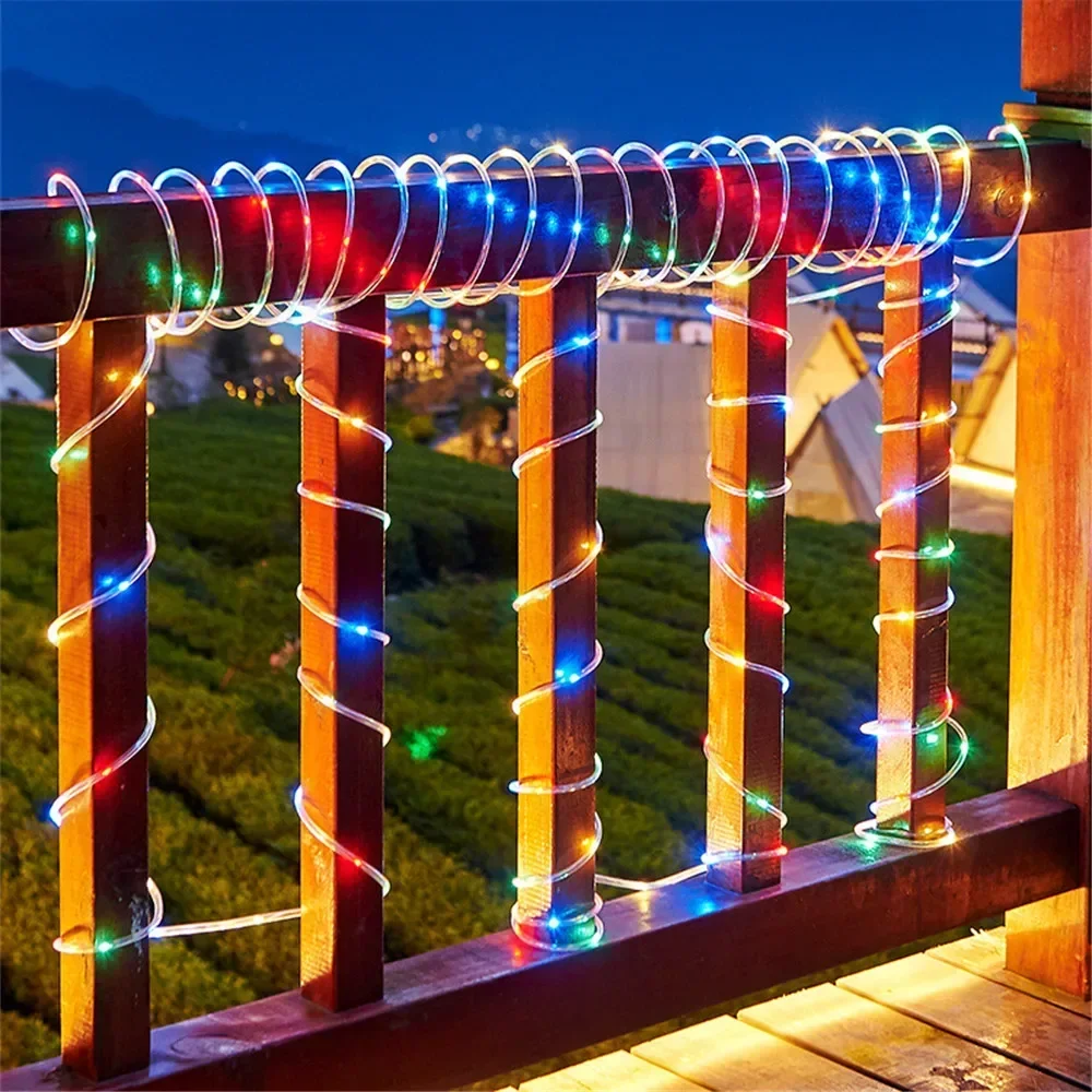Солнечные гирлянды-шнуры для у – обзор и цена Rope Light Decoration