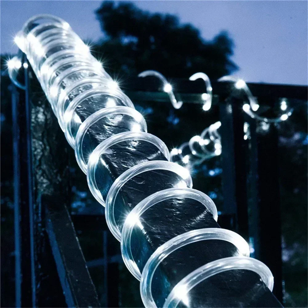 Солнечные гирлянды-шнуры для у – обзор и цена Rope Light Decoration