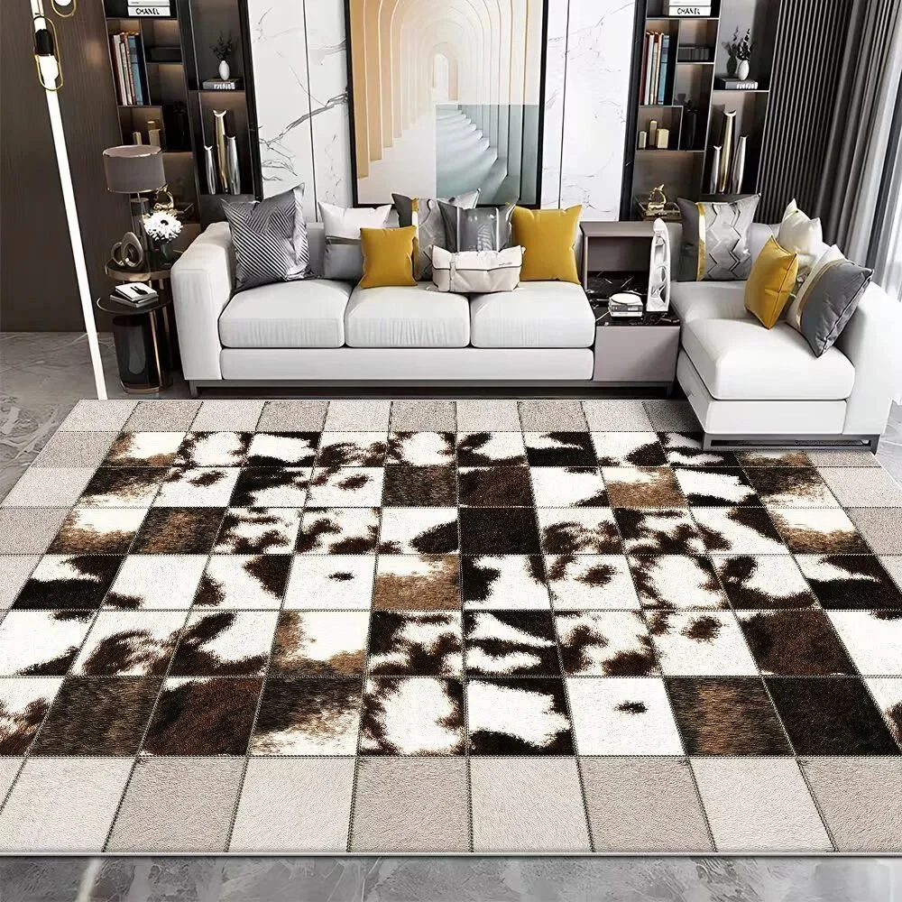 Современный Роскошный Ковер Из – обзор и цена Cowhide Rug Faux