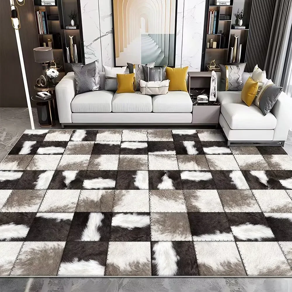 Современный Роскошный Ковер Из – обзор и цена Cowhide Rug Faux