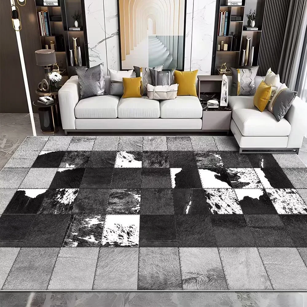 Современный Роскошный Ковер Из – обзор и цена Cowhide Rug Faux