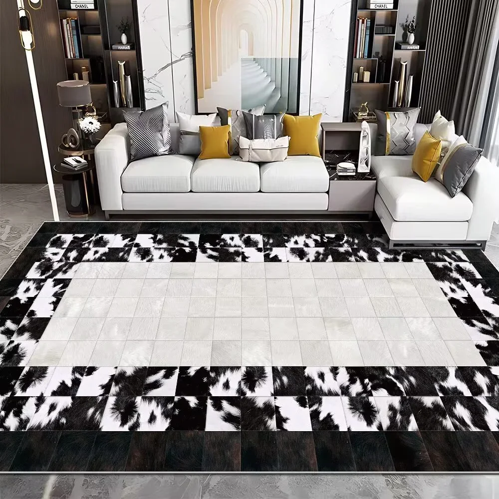 Современный Роскошный Ковер Из – обзор и цена Cowhide Rug Faux