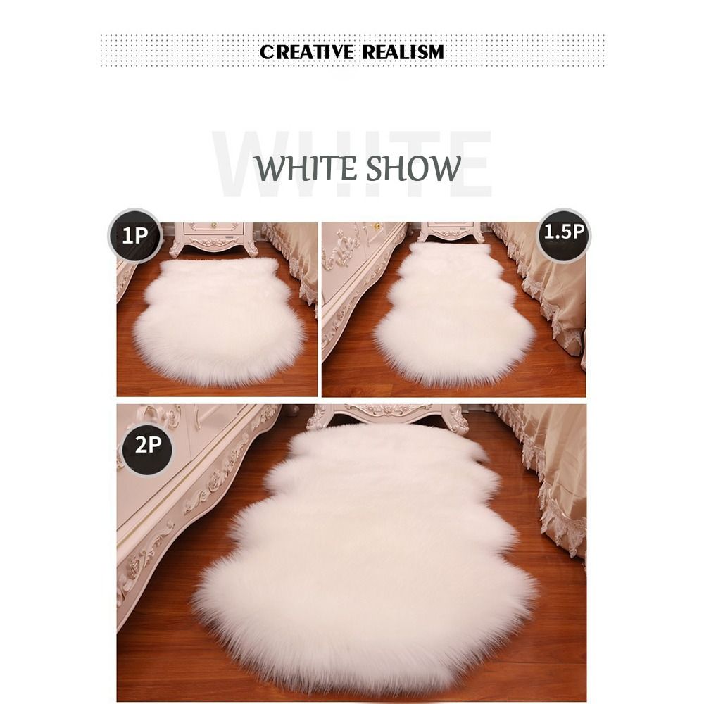 Ковер из искусственной овчины  – обзор и цена Cowhide Rug Faux