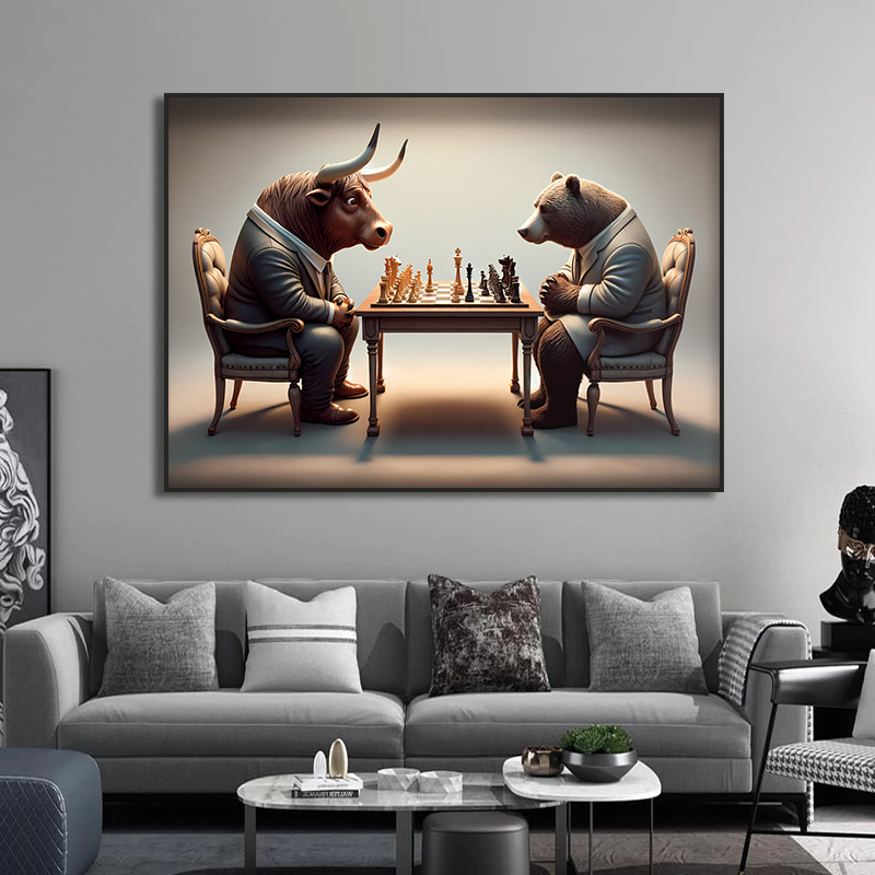 Настенная картина с шахматами  – обзор и цена Home Decor Exchange