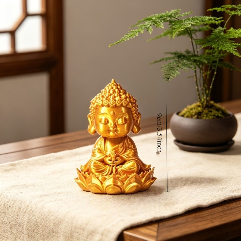 Ретро-золотая миниатюрная фигу – обзор и цена Home Decor Zen Style