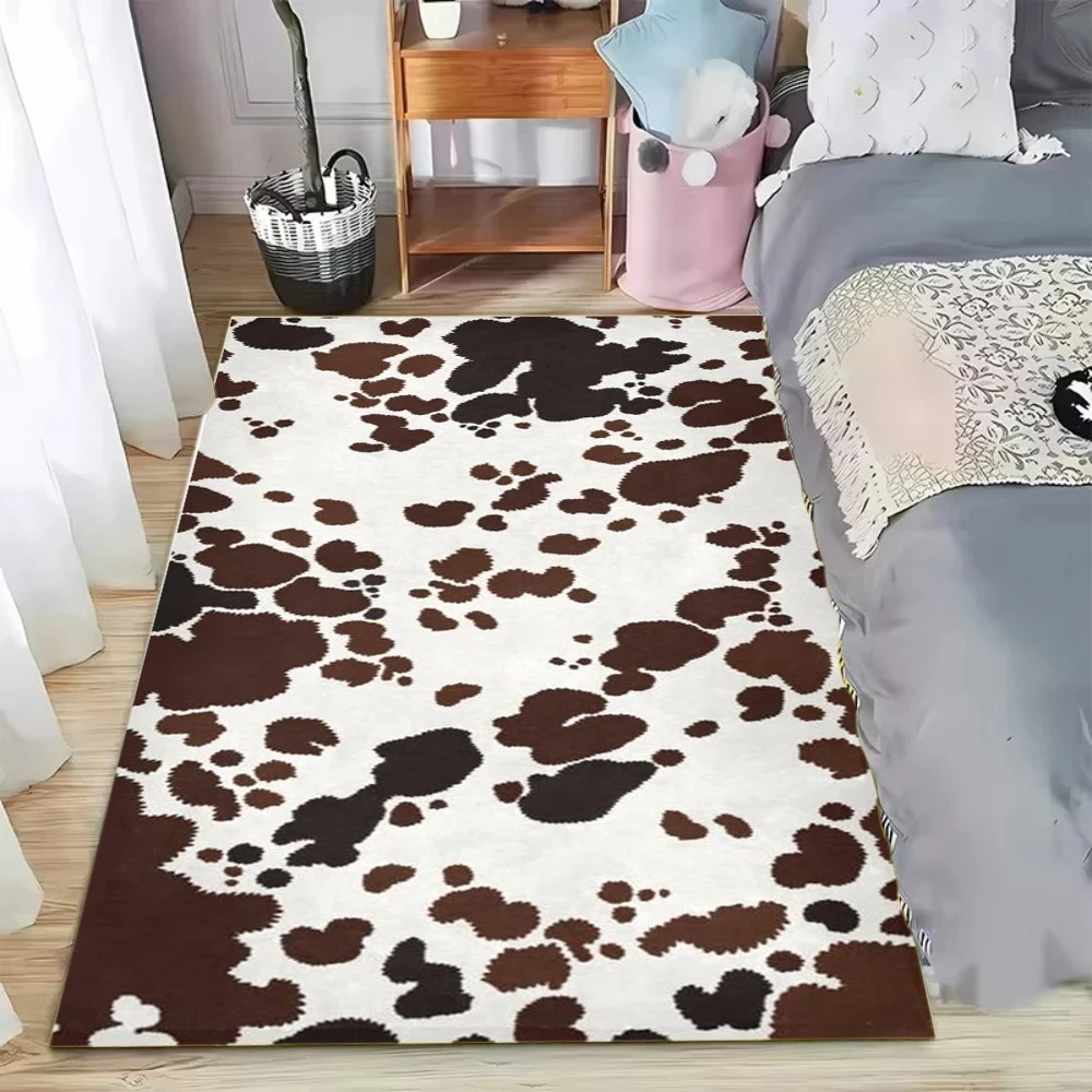 Ковер с имитацией узора коровь – обзор и цена Cowhide Rug Faux