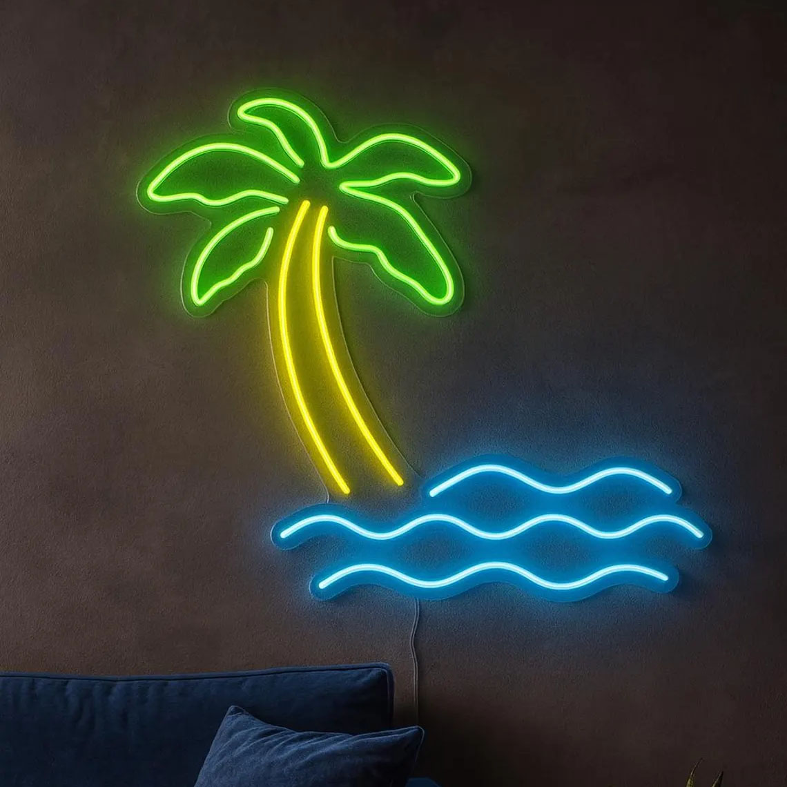 Неоновая вывеска «Пальма»: Тро – обзор и цена Home Decor Tree