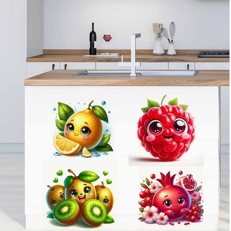 Милые наклейки-эмодзи с фрукта – обзор и цена Home Decor Emoji